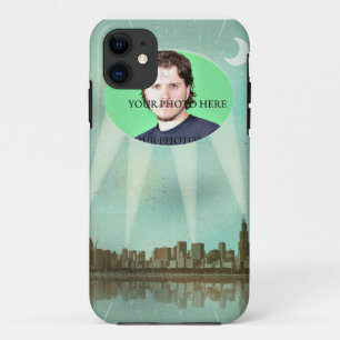 Lugares de interés de la ciudad con un funda fotog