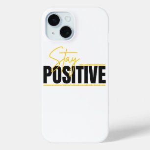 Para iPhone 15 Mantén una Actitud Positiva – Funda de Teléfono Mi