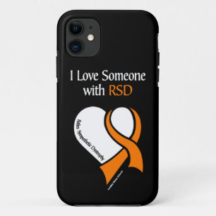 Para iPhone 11 Me Encanta Alguien... Corazón/Cinta... Funda de RS