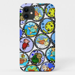 Para iPhone 11 Me encanta la funda de teléfono de tortugas
