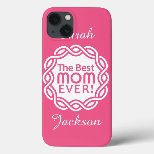 Case-Mate Para iPhone MEJOR funda personalizado DE MOM (Reverso)