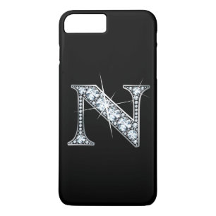 Para iPhone 8 Plus/7 Plus N Funda de Faux "Diamond Bling"