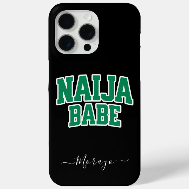 Case-Mate Para iPhone Naija Babe — Funda de teléfono personalizada (Reverso )