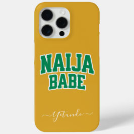 Para iPhone 15 Pro Max Naija Babe — Funda de teléfono personalizada