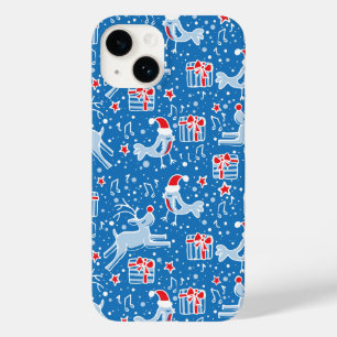 Navidades bailando reno y cantando funda de pájaro