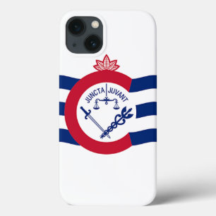 Para iPhone 13 Patriotic Ipad Air Funda con bandera de Cincinnati