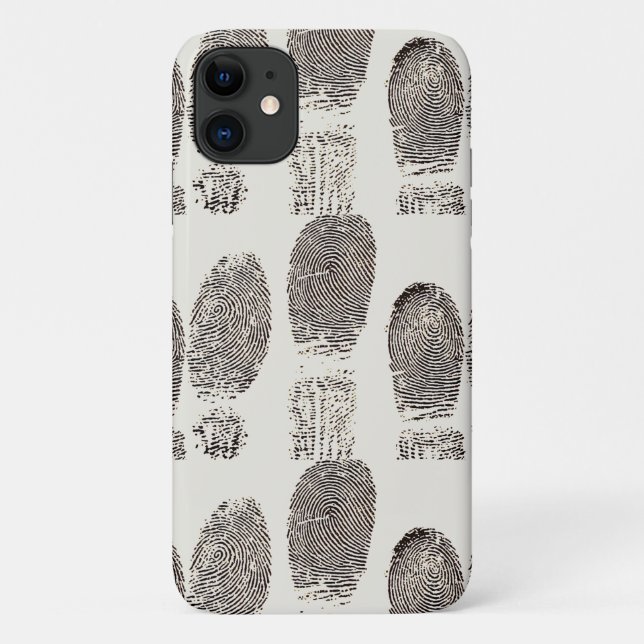 Case-Mate Para iPhone Patrón de huellas digitales Imprimir Funda Apple i (Reverso)