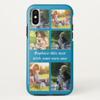 Personalizar el collage de fotos y el Funda de tex