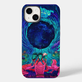 Funda Para iPhone 14 De Case-Mate Poster de luz negra trippy funda popular colorido