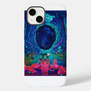 Funda Para iPhone 14 De Case-Mate Poster de luz negra trippy funda popular colorido