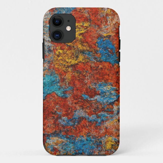 Case-Mate Para iPhone Resumen Funda móvil de arte elemental (Reverso)