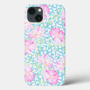 Rosas rosas rosas, mariposas blancas Funda de estu