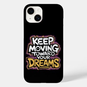 Funda Para iPhone 14 De Case-Mate Seguir Avanzando A Tu Funda Móvil De Cita De Sueño