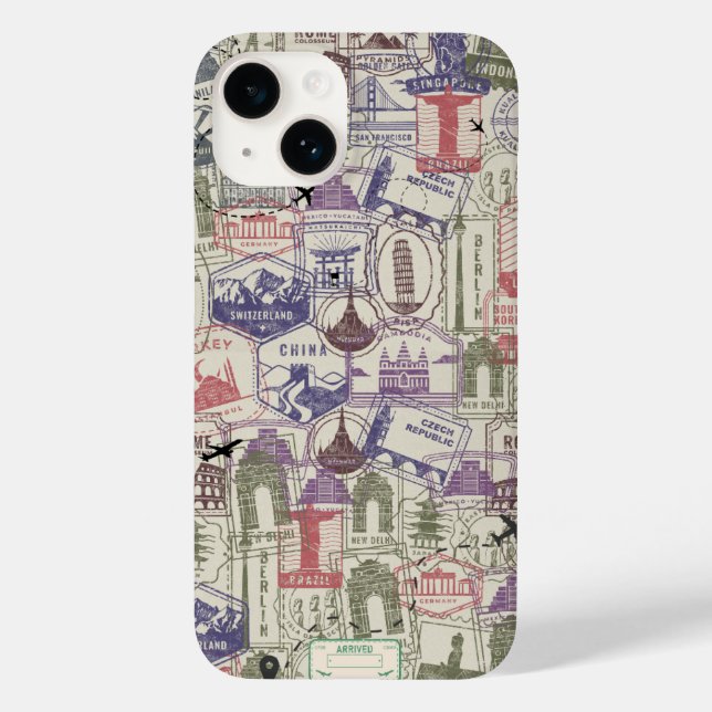 Case-Mate Para iPhone Sello de país _ Funda móvil (Reverso )