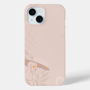 Para iPhone 15 Serene Muse - Funda Minimalista de Art Mobile