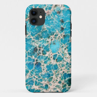 Para iPhone 11 Serie Gemstone - iPho de Funda turquesa vintage