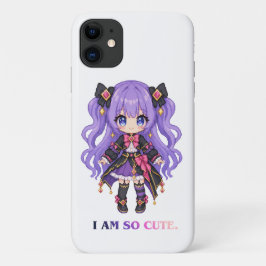 Para iPhone 11 "SOY TAN LINDO" Funda de teléfono de personaje de 