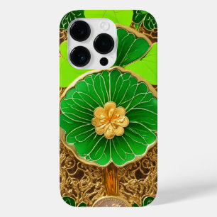 Funda Para iPhone 14 Pro De Case-Mate Suerte cuatro trébol de hojas 888 funda de agua de