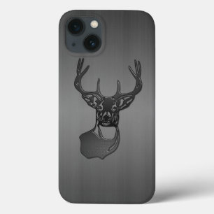 Para iPhone 13 Venado de trofeo - Funda Metalizado de armas cepil