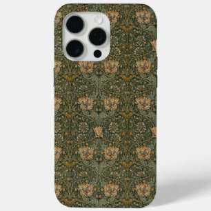 Para iPhone 15 Pro Max William Morris: Funda de teléfono/almohadilla verd