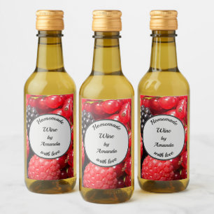 Casero con foto de fruta de amor botella pequeña