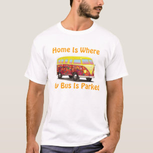 ¡"Casero es donde está" CAMISETA mi autobús