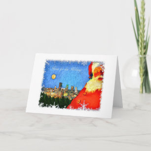 "Casero para los días de fiesta en tarjeta de