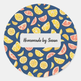 Casero por Susan | Naranjas y pegatinas de limones