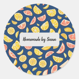 Casero por Susan | Naranjas y pegatinas de limones