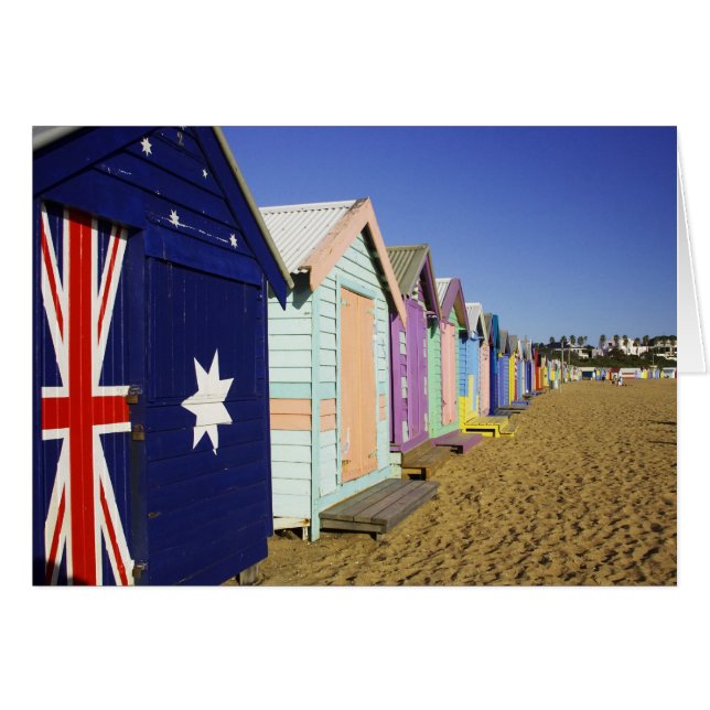 Casetas de Baño, Playa Middle Brighton, Puerto (Anverso (Horizontal))