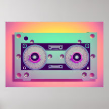 Casete de audio | Música | Retro | Arte digital |