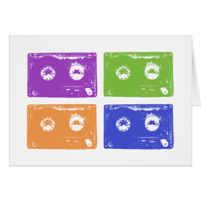 ¡Casetes coloridos! (Anverso (Horizontal))