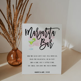 Casi Amor Señal de pedestal para bar de margaritas