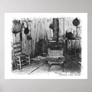 Casi como arte mural vintage doméstico