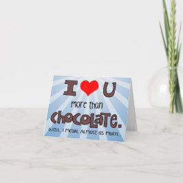 Casi más que tarjeta del día de San Valentín del