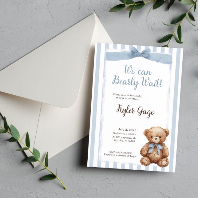 ¡Casi no podemos esperar! Invitación a baby shower (Subido por el creador)