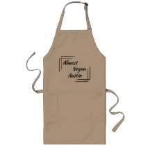 Casi personalizado delantal del vegano con diseño