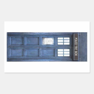 Casilla de llamadas de la policía Pegatinas rectan