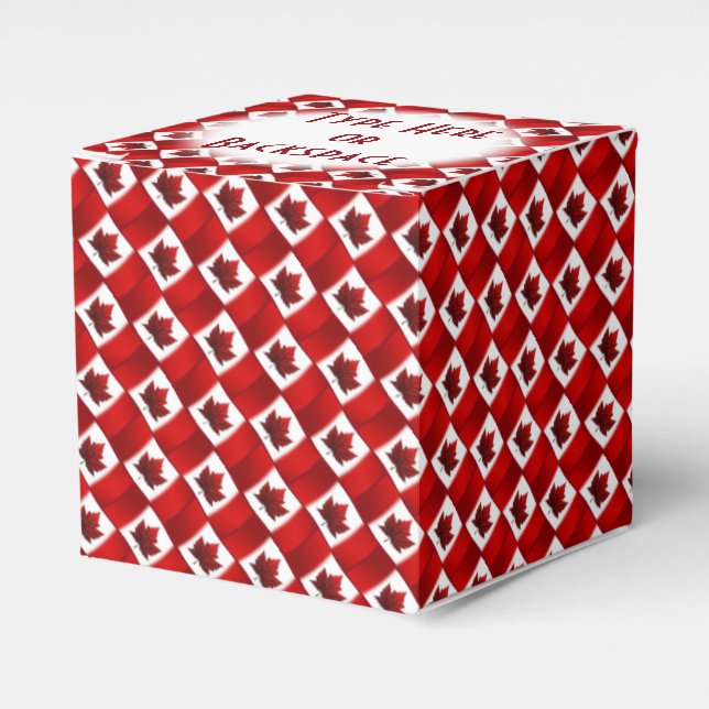 Casilla de regalo de Canadá Personaliza las cajas  (Costado Anverso)