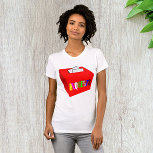 Casilla de solicitud Camiseta femenina