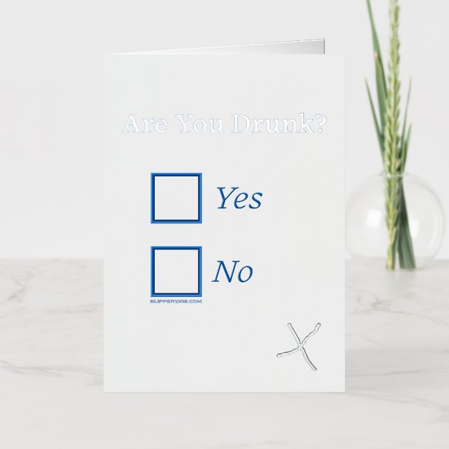 Casillas de verificación SlipperyJoe's Are You Dru (Anverso)