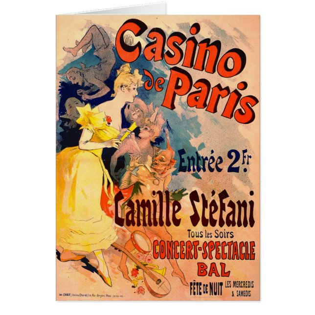 Casino de París 1891 (Frente)