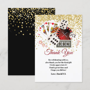 casino, póker, adulto, tarjeta de agradecimiento