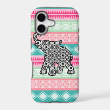 Caso azteca bonito del iPhone del elefante del