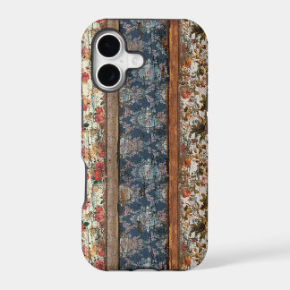 Caso de madera floral del iphone 5 del vintage