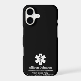 Caso de teléfono de alerta médica de Personalizado