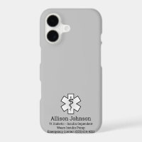 Caso de teléfono de alerta médica de Personalizado
