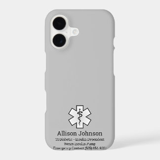 Caso de teléfono de alerta médica de Personalizado