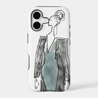 Caso del iPhone 5/5s de la chaqueta de la moda
