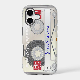 Caso del iPhone 5 de la cinta de casete